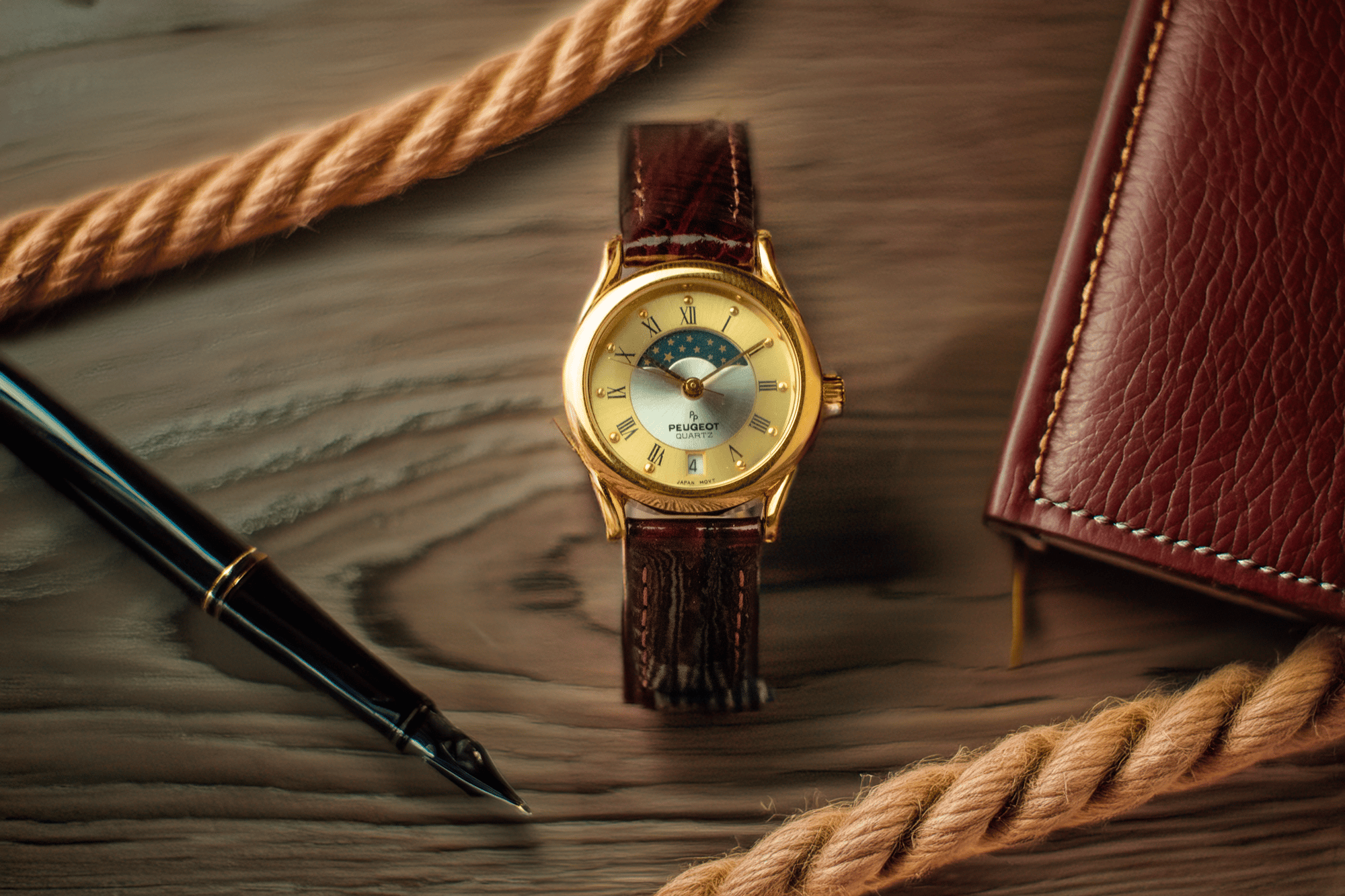 peugot watches head shot